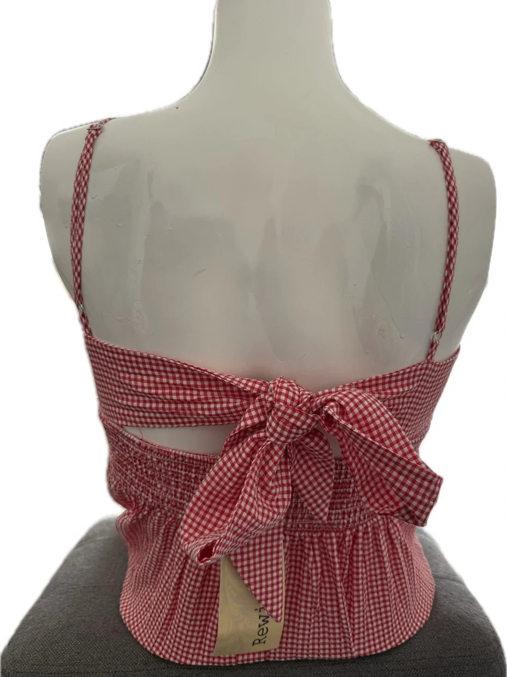 Rewind Red Gingham Maxi Sundress - Picture 2 of 2